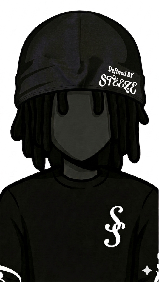"DEFINED BY STEEZE" SATIN LINED SKULL CAP