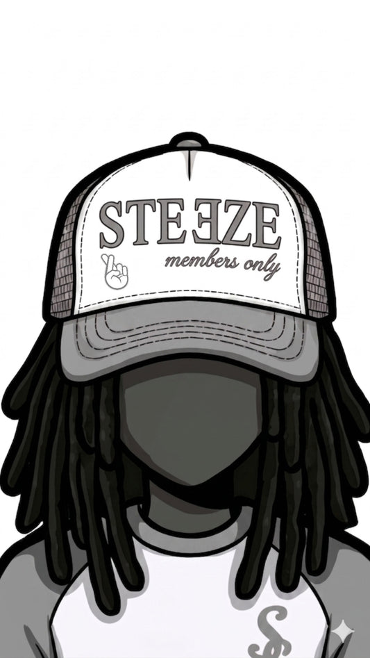 Cool Grey “MEMBERS ONLY” trucker