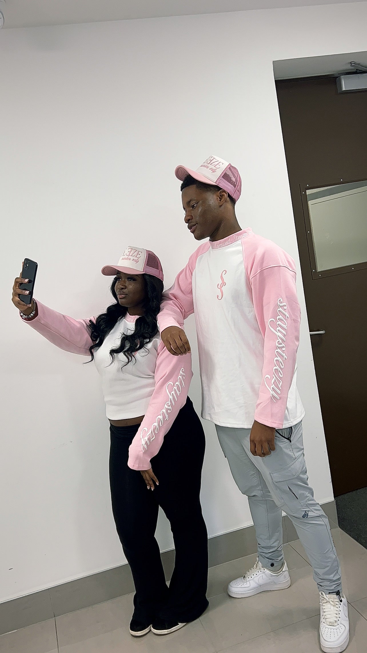 Rose Pink Classic Elegant Long Sleeve