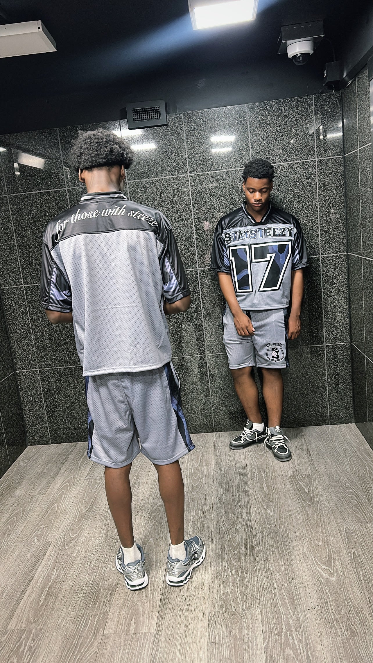 "NAVY CAMO" SS JERSEY TOP