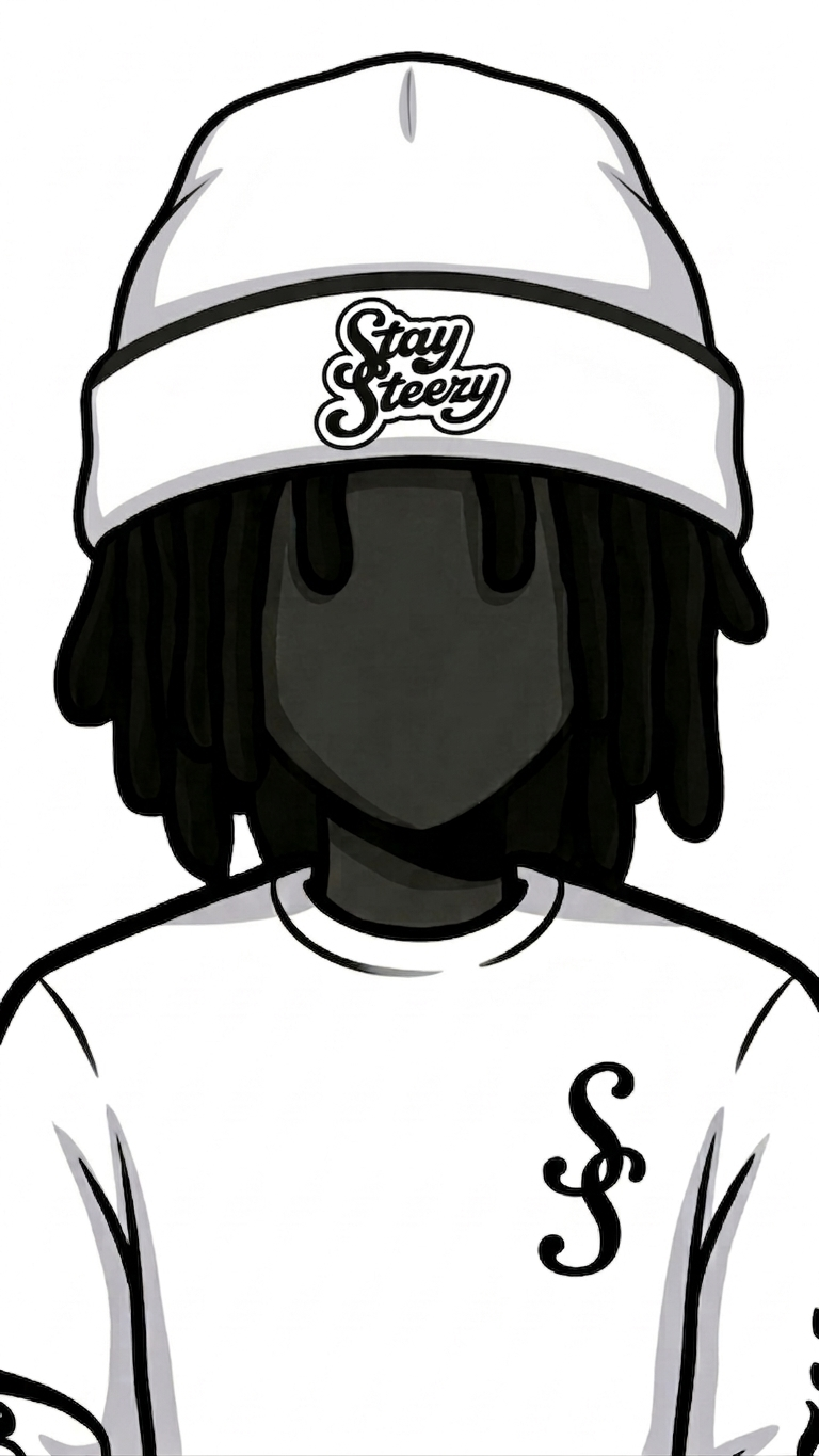 White Elegant Double S Beanie