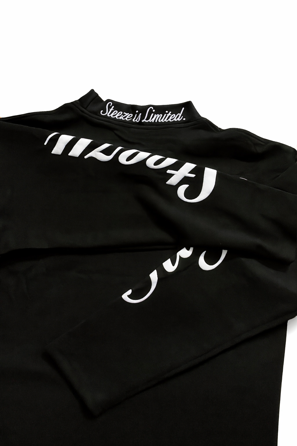 Elegant Double S Black Long Sleeve