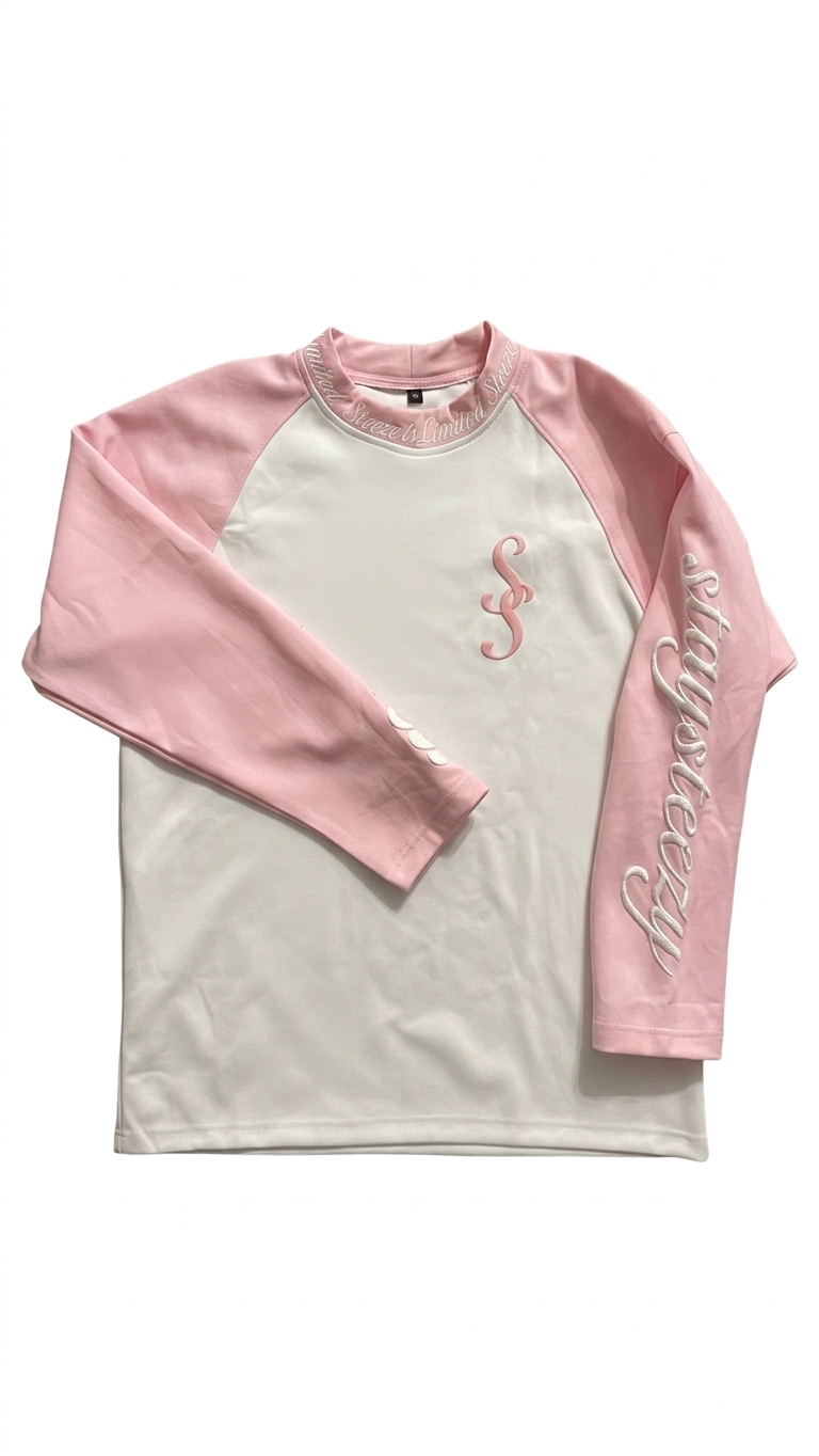 Rose Pink Classic Elegant Long Sleeve