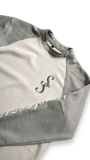 Cool Grey Classic Elegant Long Sleeve