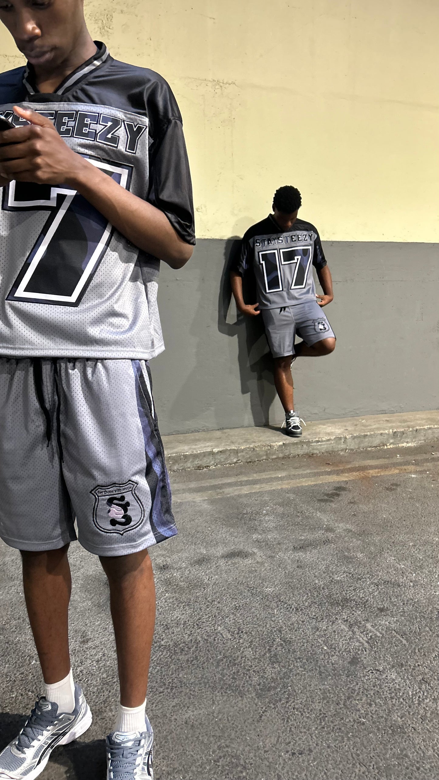 "NAVY CAMO" SS JERSEY SHORTS